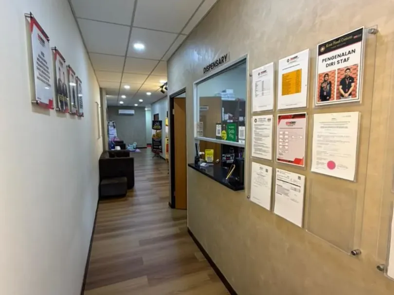 Laluan ke bilik doktor