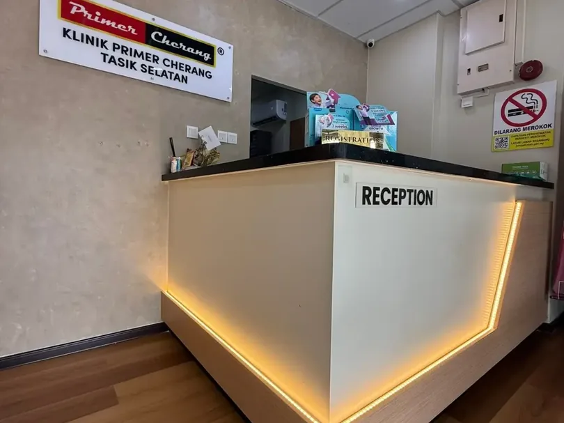 Kaunter pendaftaran klinik